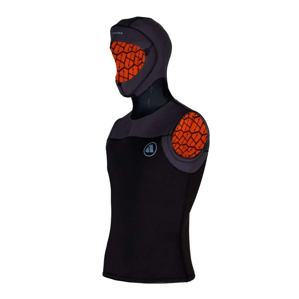 THERMIQ - Gilet con cappuccio da uomo 5/3mm - Image 2
